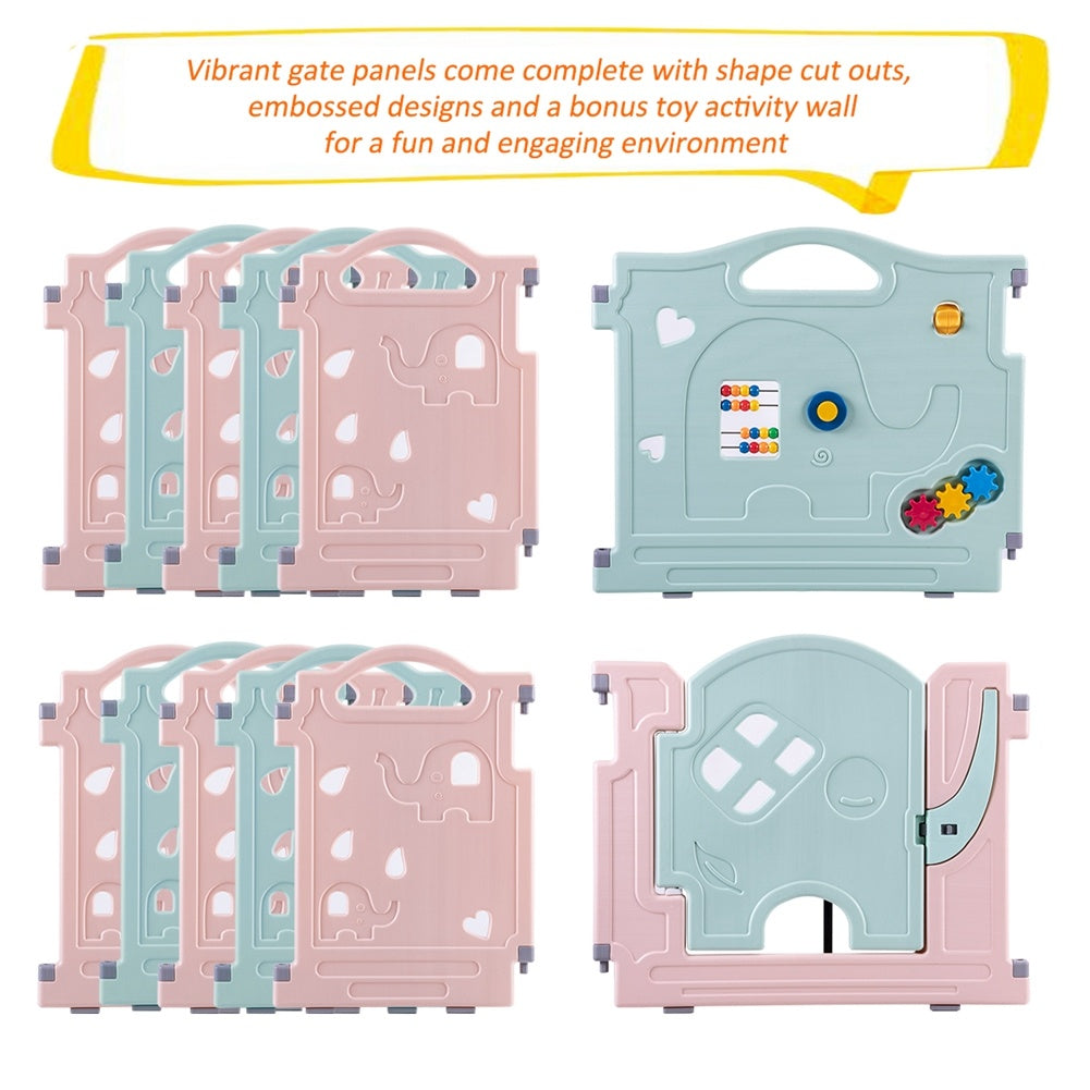 Safety Playards | Kiddie Activity Centre | Elephant Style - TinyTots
