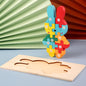 Wooden 3D Puzzle Set | 18 Animal & Vehicle Designs | Educational Toy for Kids